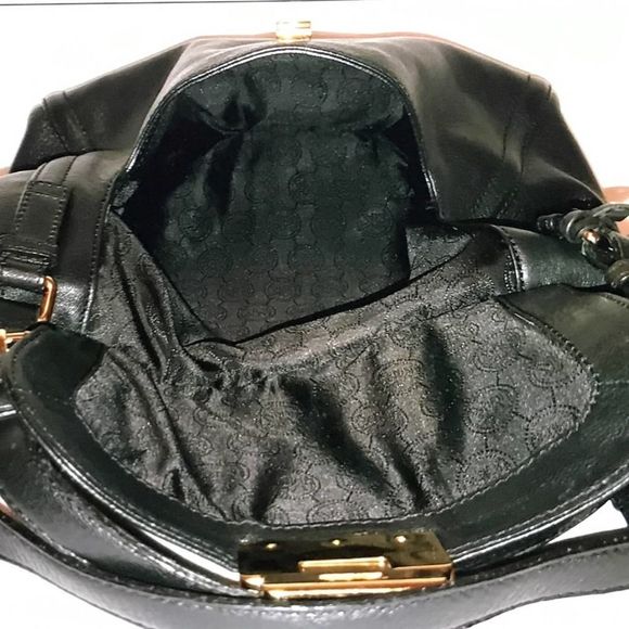 Michael Kors Black Satchel Handbag, EUC - Picture 11 of 16